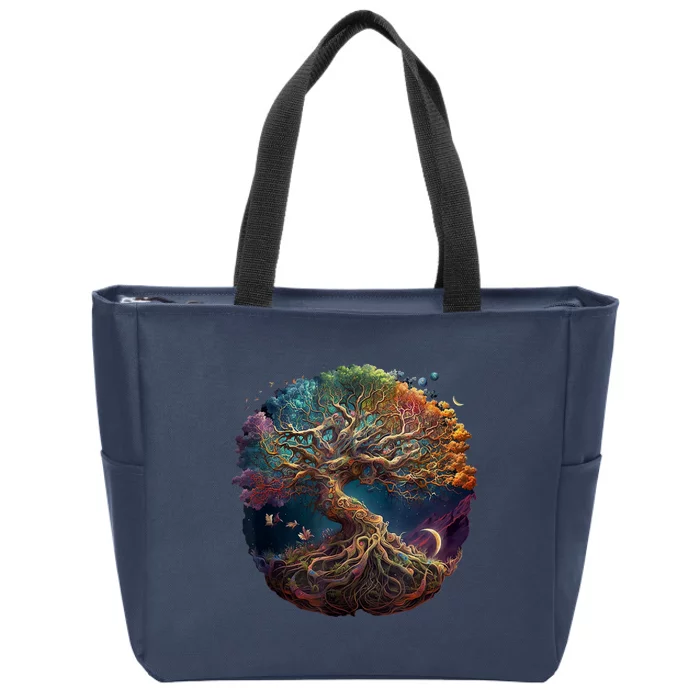 Tree Of Life Gift The Tree Of Life Meditation Zip Tote Bag