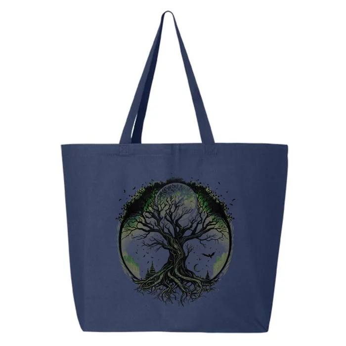 Tree Of Life Under The Moon Connection, Life, Magic, Mystery 25L Jumbo Tote