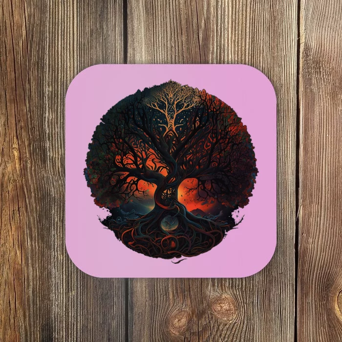 Tree Of Life Gift The Tree Of Life Meditation Coaster