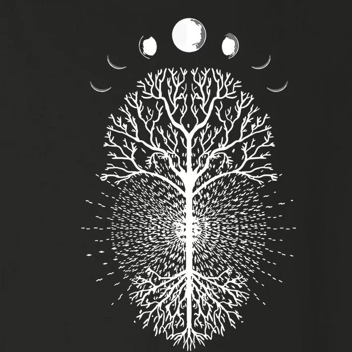 Tree Of Life Moons Phases Cool Meditation Yoga Lover Gift Toddler Long Sleeve Shirt