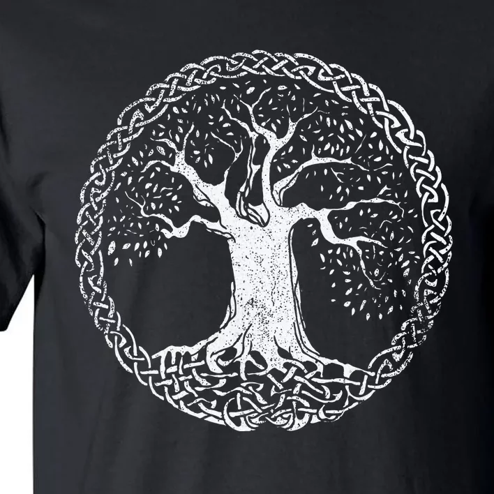 Tree Of Life Celtic Life Tattoo Style Tall T-Shirt