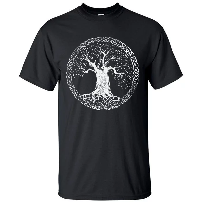 Tree Of Life Celtic Life Tattoo Style Tall T-Shirt