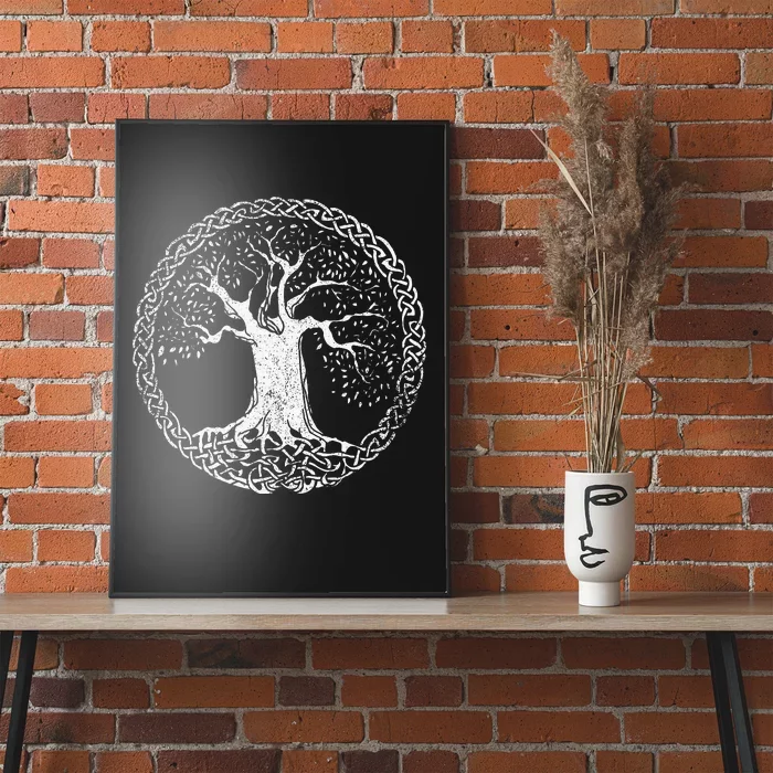 Tree Of Life Celtic Life Tattoo Style Poster