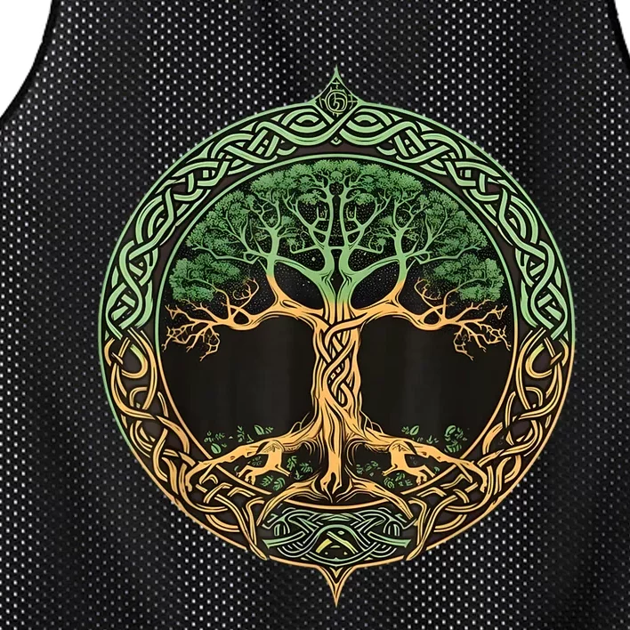 Tree Of Life Yggdrasil Mesh Reversible Basketball Jersey Tank