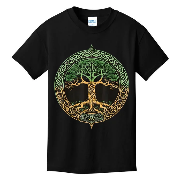 Tree Of Life Yggdrasil Kids T-Shirt