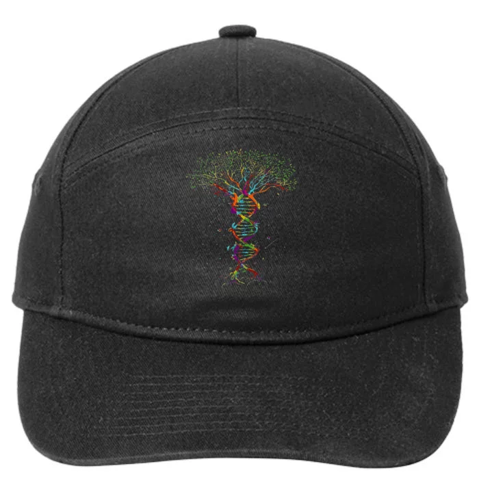 Tree Of Life DNA Fun 7-Panel Snapback Hat