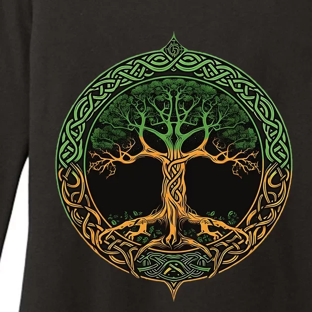 Tree Of Life Yggdrasil Womens CVC Long Sleeve Shirt