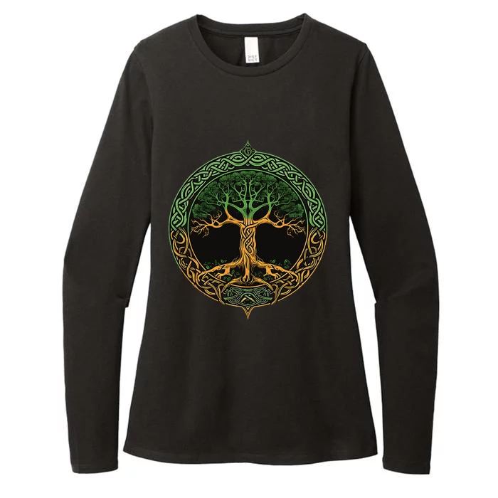 Tree Of Life Yggdrasil Womens CVC Long Sleeve Shirt