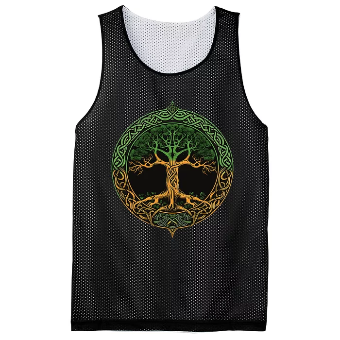 Tree Of Life Yggdrasil Mesh Reversible Basketball Jersey Tank