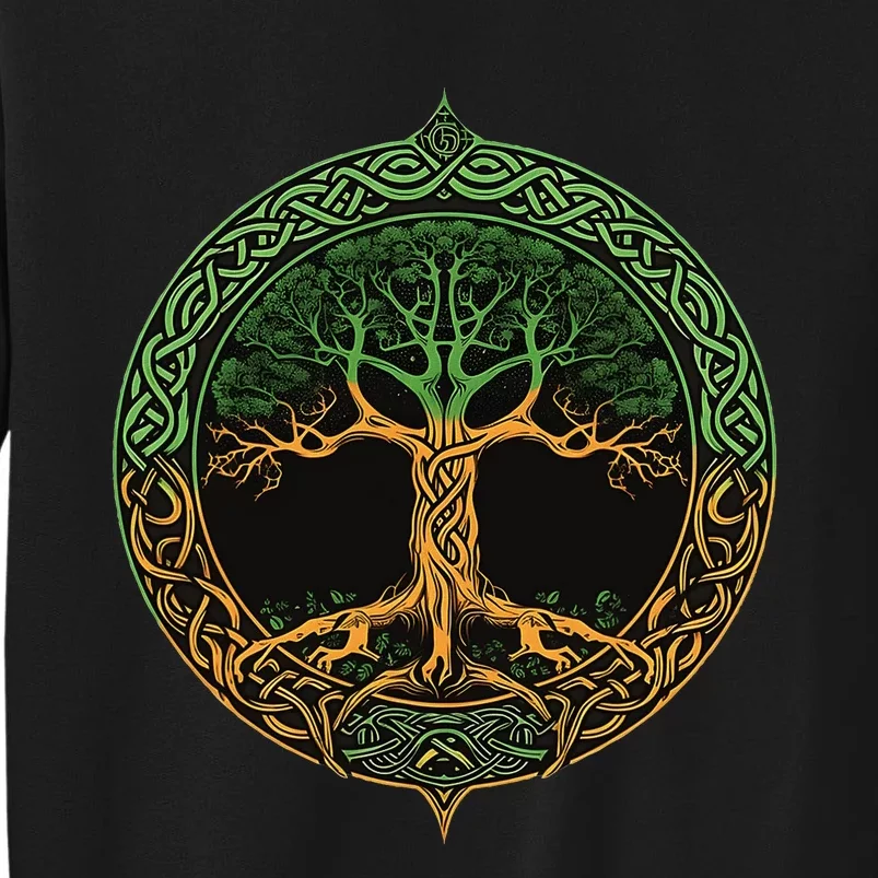 Tree Of Life Yggdrasil Tall Sweatshirt