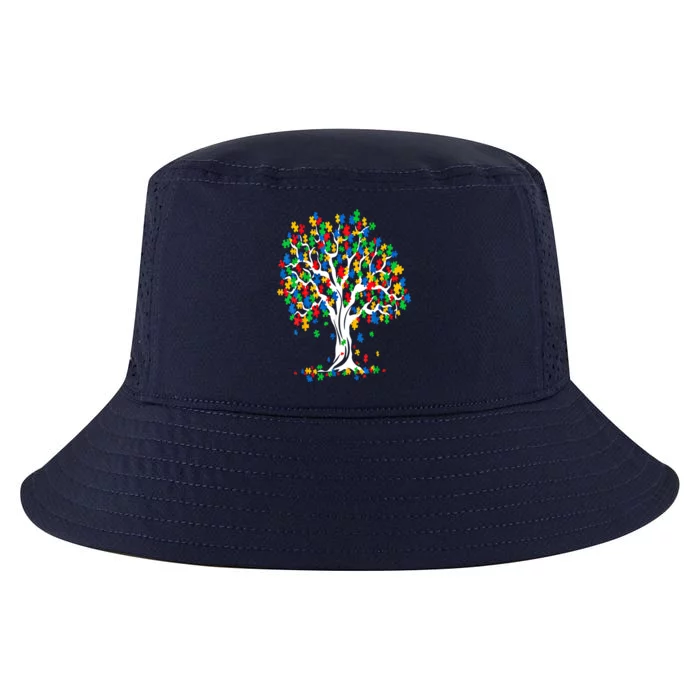 Tree Of Life Autism Awareness Month Funny Asd Supporter Funny Gift Cool Comfort Performance Bucket Hat