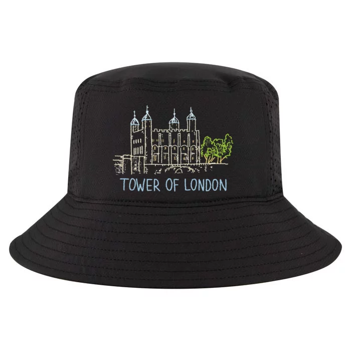 Tower Of London Unique Hand Drawn Art Cool Comfort Performance Bucket Hat