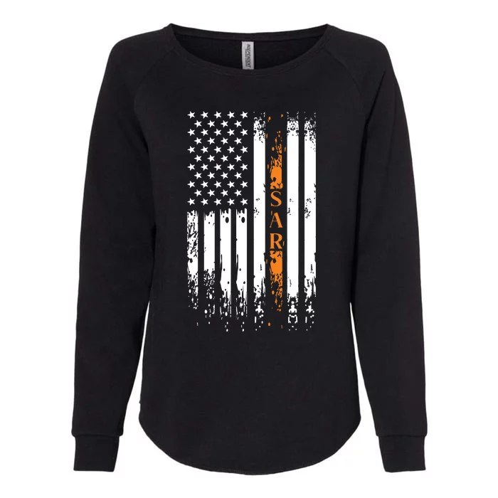 Thin Orange Line Search And Rescue Team SAR Womens California Wash Sweatshirt