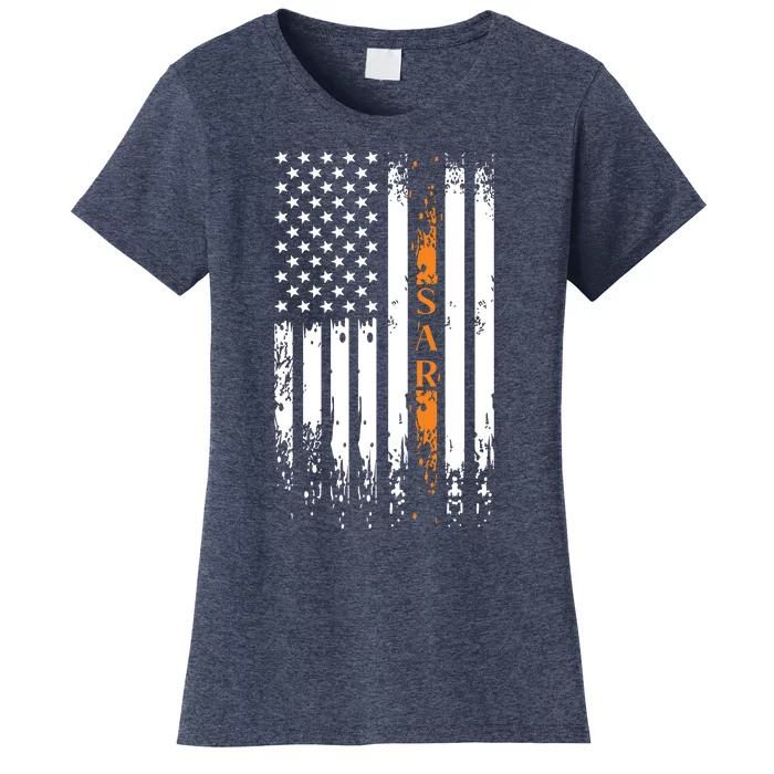 Thin Orange Line Search And Rescue Team SAR Women's T-Shirt