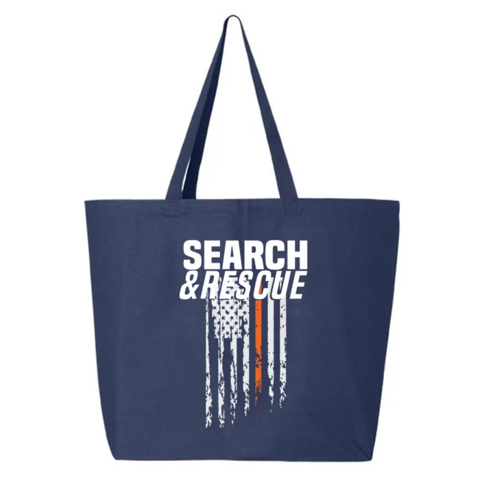 Thin Orange Line Search Rescue SAR Emergency Team 25L Jumbo Tote