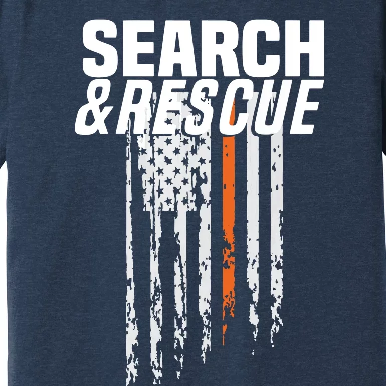 Thin Orange Line Search Rescue SAR Emergency Team Premium T-Shirt