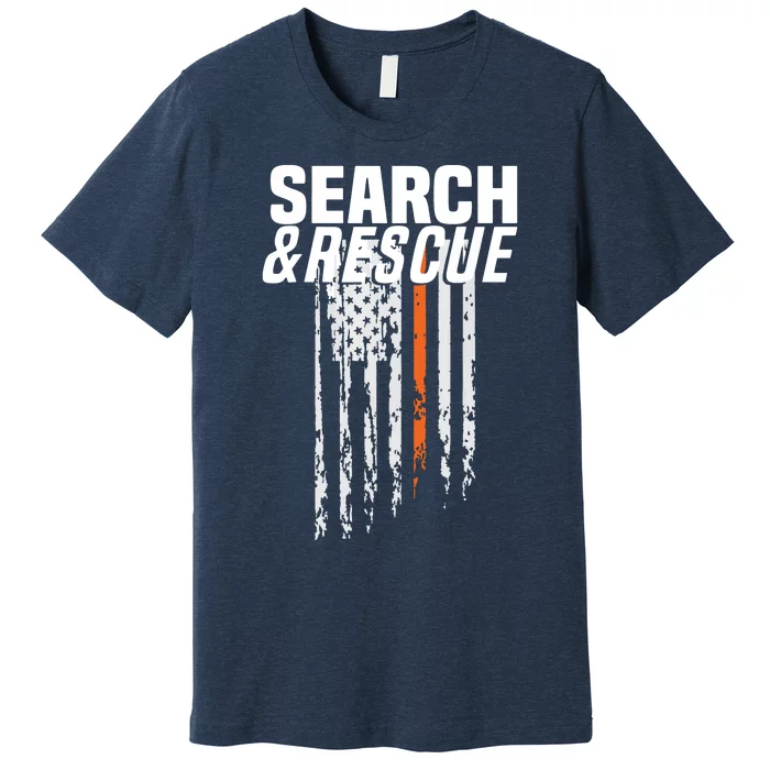 Thin Orange Line Search Rescue SAR Emergency Team Premium T-Shirt