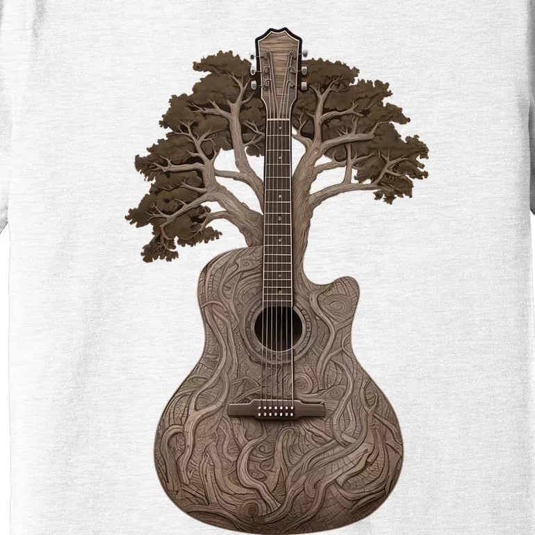 Tree Of Life Acoustic Guitar Premium T-Shirt