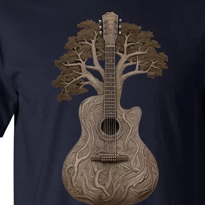 Tree Of Life Acoustic Guitar Tall T-Shirt