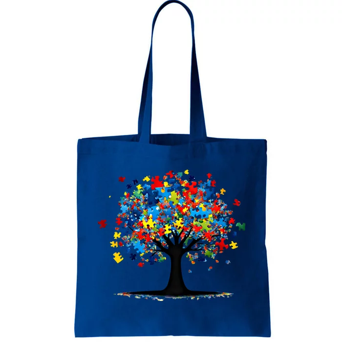 Tree Of Life Autism Awareness Day Autistic Gift Tote Bag