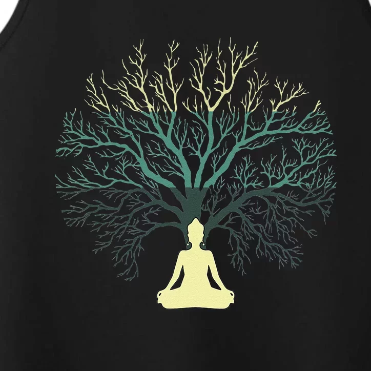 Tree Of Life Yoga Zen Meditation Buddhism Spiritual Performance Tank