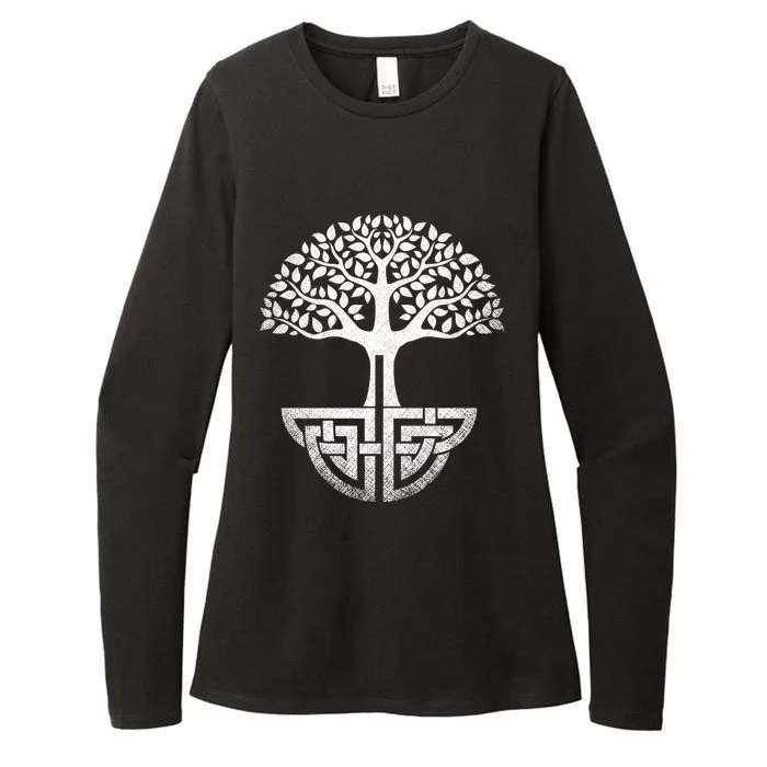 Tree Of Life Gift Spiritual Yoga Esoteric Gaelic And Celtic Gift Womens CVC Long Sleeve Shirt