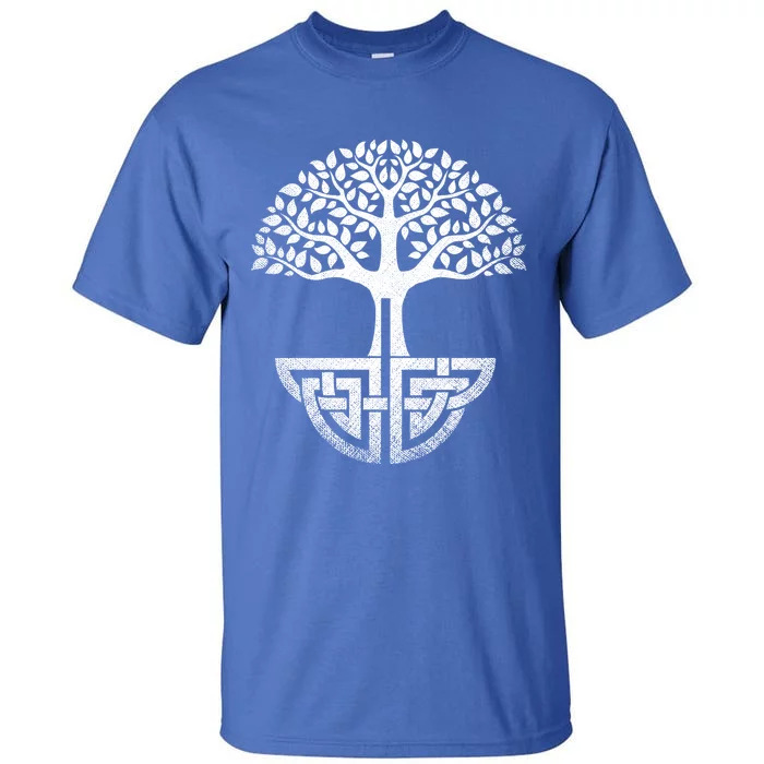 Tree Of Life Gift Spiritual Yoga Esoteric Gaelic And Celtic Gift Tall T-Shirt