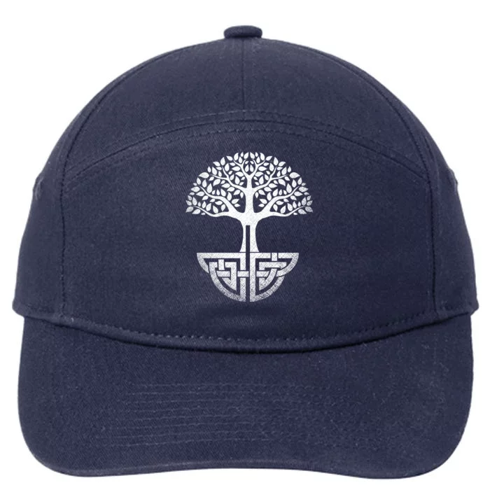 Tree Of Life Gift Spiritual Yoga Esoteric Gaelic And Celtic Gift 7-Panel Snapback Hat