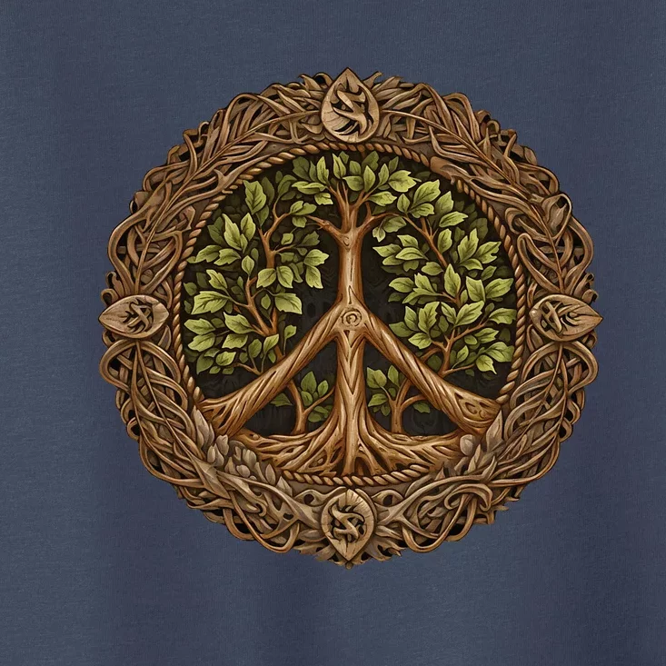 Tree Of Life Peace Toddler T-Shirt