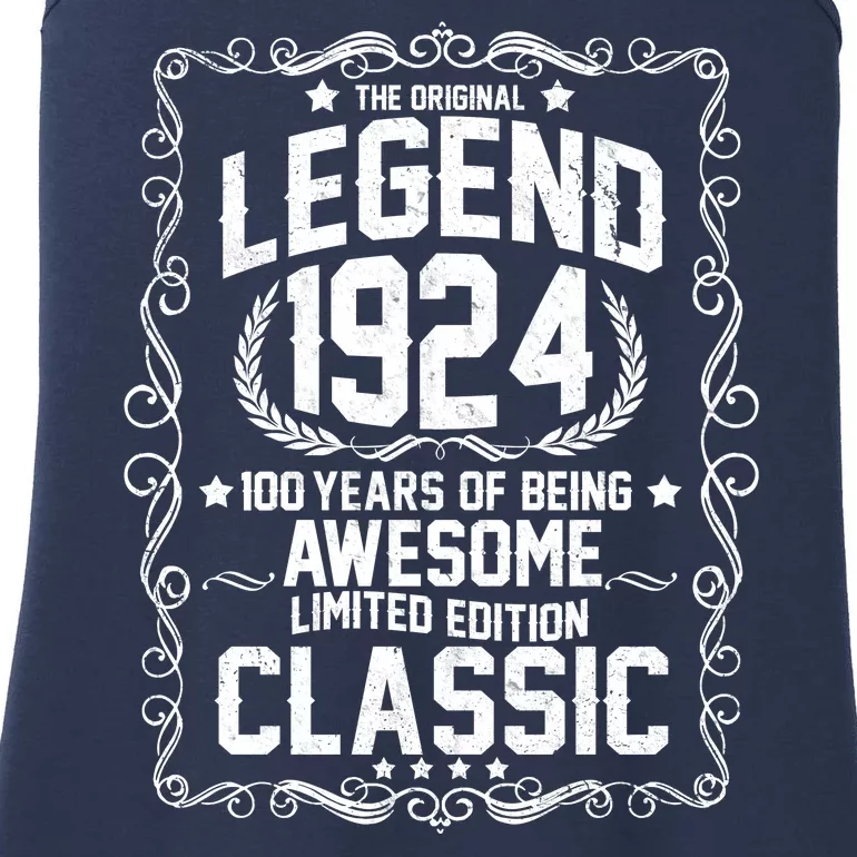 The Original Legend 1924 100th Birthday Ladies Essential Tank