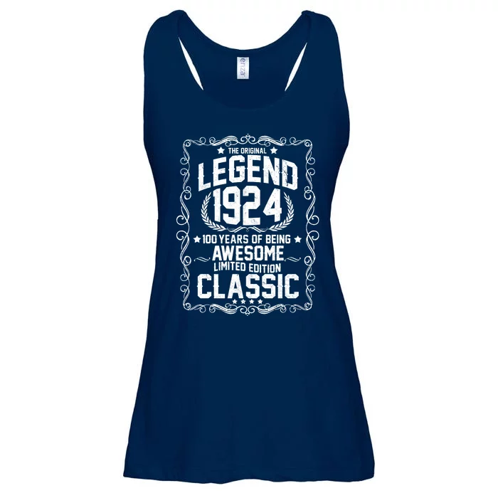 The Original Legend 1924 100th Birthday Ladies Essential Flowy Tank