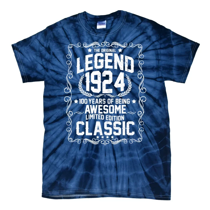 The Original Legend 1924 100th Birthday Tie-Dye T-Shirt