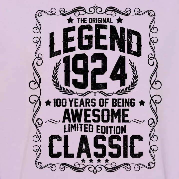 The Original Legend 1924 100th Birthday Garment-Dyed Sweatshirt