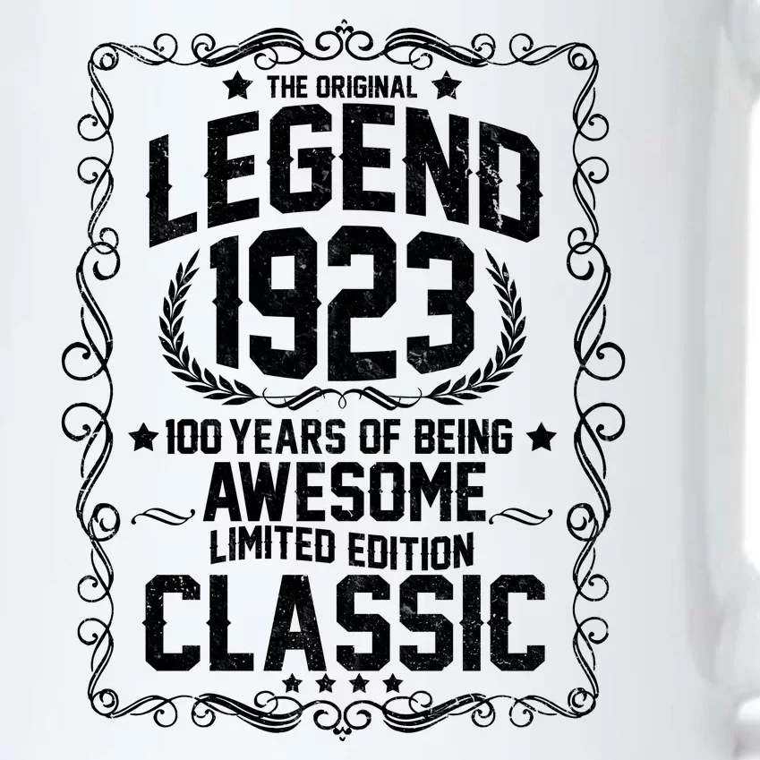 The Original Legend 1923 100th Birthday Black Color Changing Mug