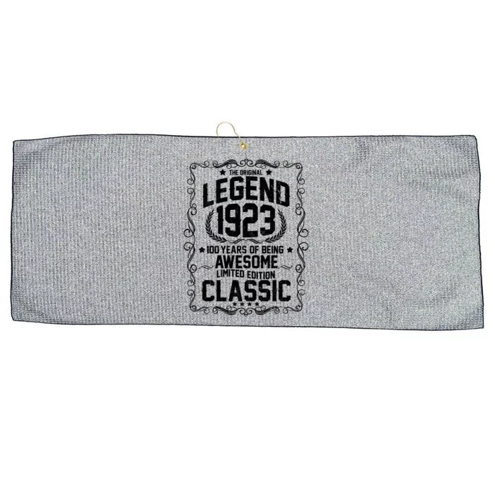 The Original Legend 1923 100th Birthday Large Microfiber Waffle Golf Towel