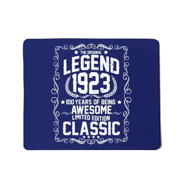 The Original Legend 1923 100th Birthday Mousepad