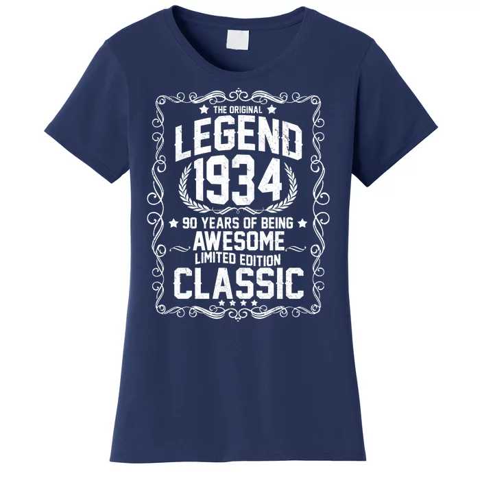 The Original Legend 1934 90th Birthday Women's T-Shirt