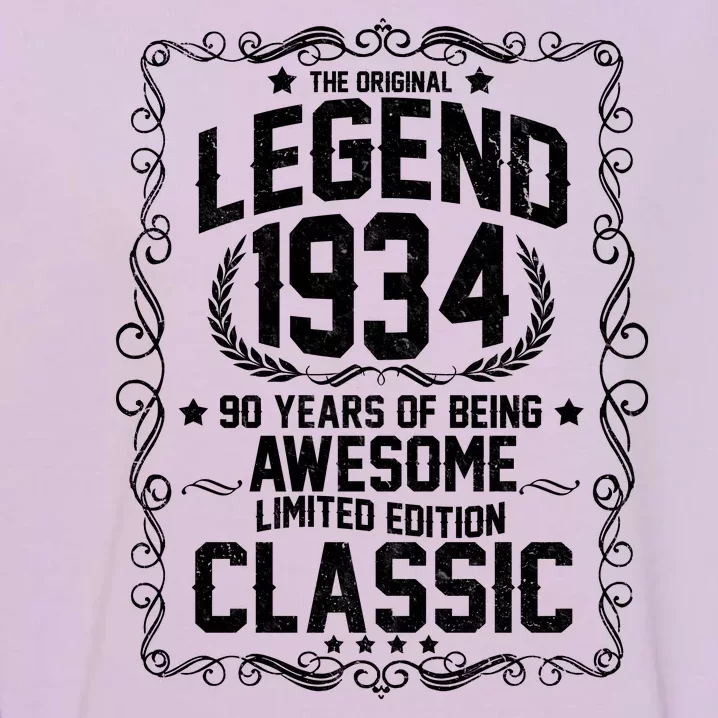 The Original Legend 1934 90th Birthday Garment-Dyed Sweatshirt