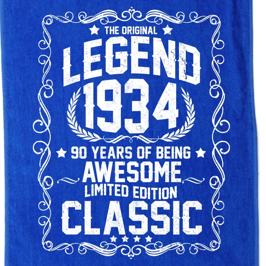 The Original Legend 1934 90th Birthday Platinum Collection Golf Towel