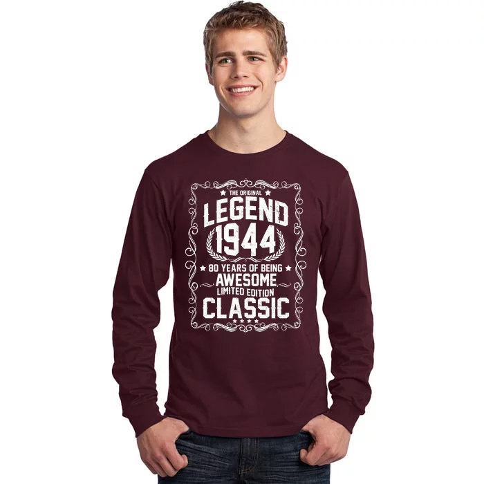 The Original Legend 1944 80th Birthday Tall Long Sleeve T-Shirt