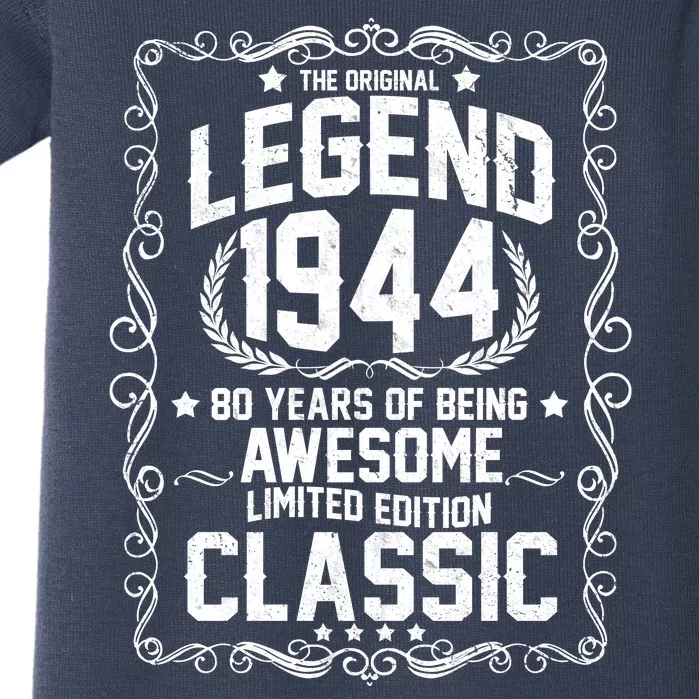 The Original Legend 1944 80th Birthday Baby Bodysuit