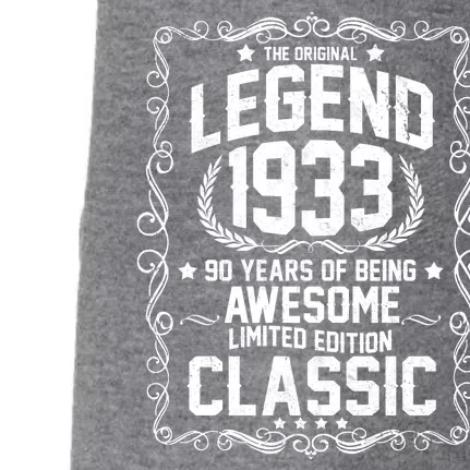 The Original Legend 1933 90th Birthday Doggie 3-End Fleece Hoodie