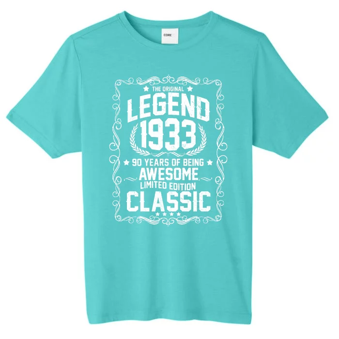 The Original Legend 1933 90th Birthday ChromaSoft Performance T-Shirt