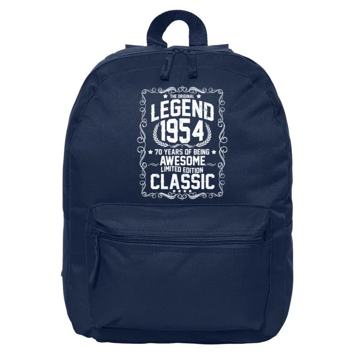 The Original Legend 1954 70th Birthday 16 in Basic Backpack