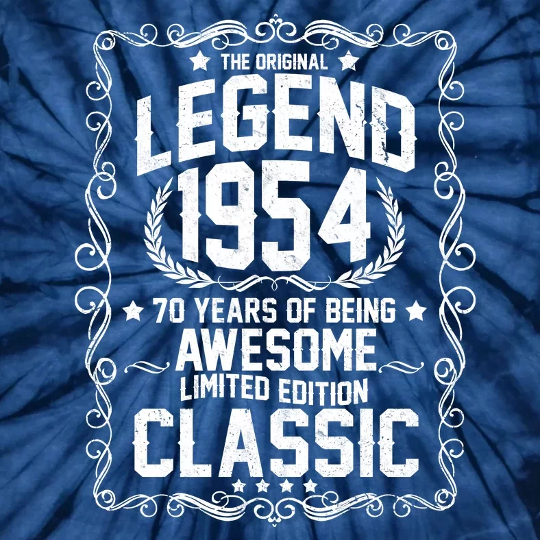 The Original Legend 1954 70th Birthday Tie-Dye T-Shirt