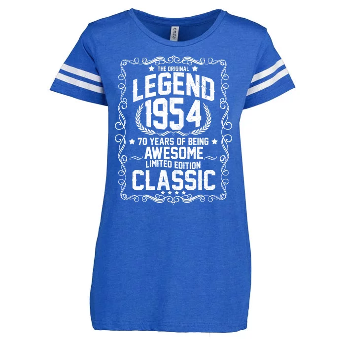 The Original Legend 1954 70th Birthday Enza Ladies Jersey Football T-Shirt