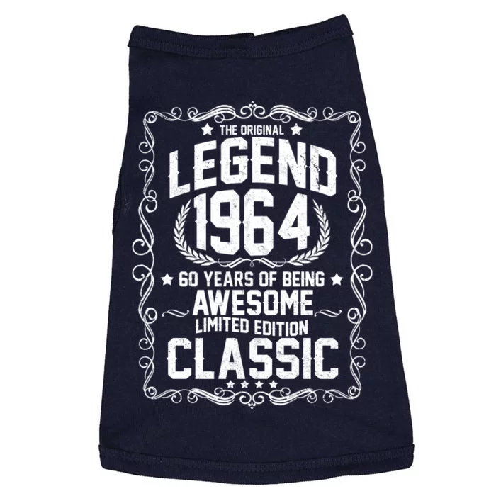 The Original Legend 1964 60th Birthday Doggie Tank