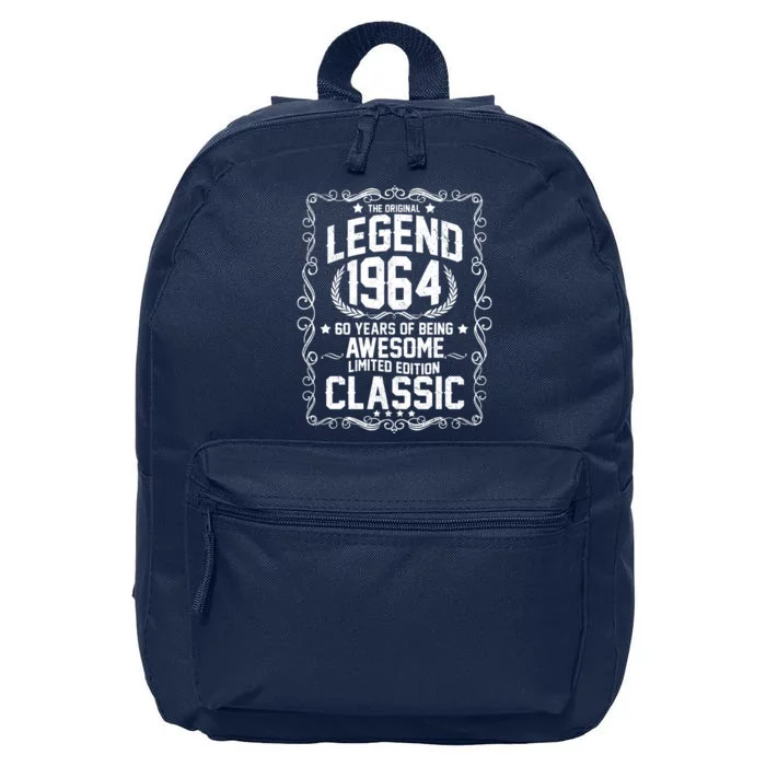 The Original Legend 1964 60th Birthday 16 in Basic Backpack