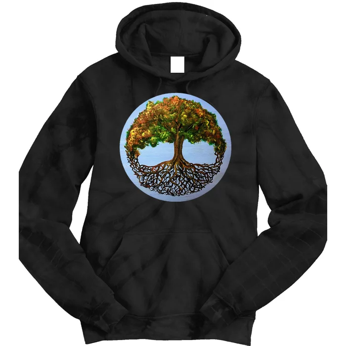 Tree Of Life Painting Tie Dye Hoodie