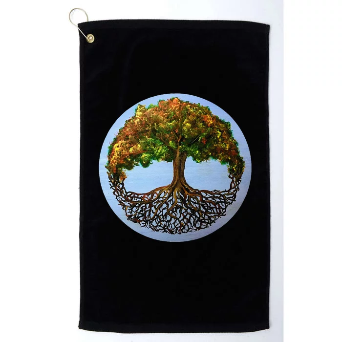 Tree Of Life Painting Platinum Collection Golf Towel